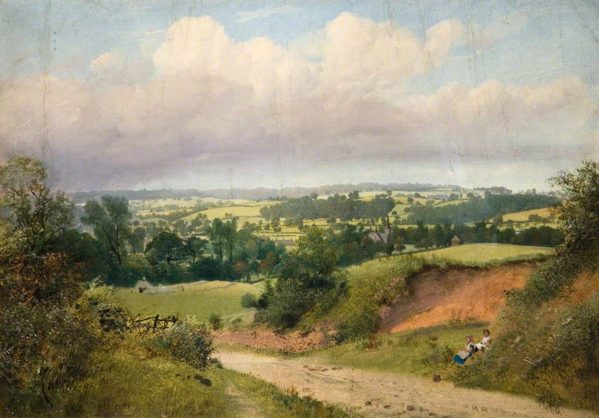 Trent Vale from Penkhull by Henry Lark Pratt