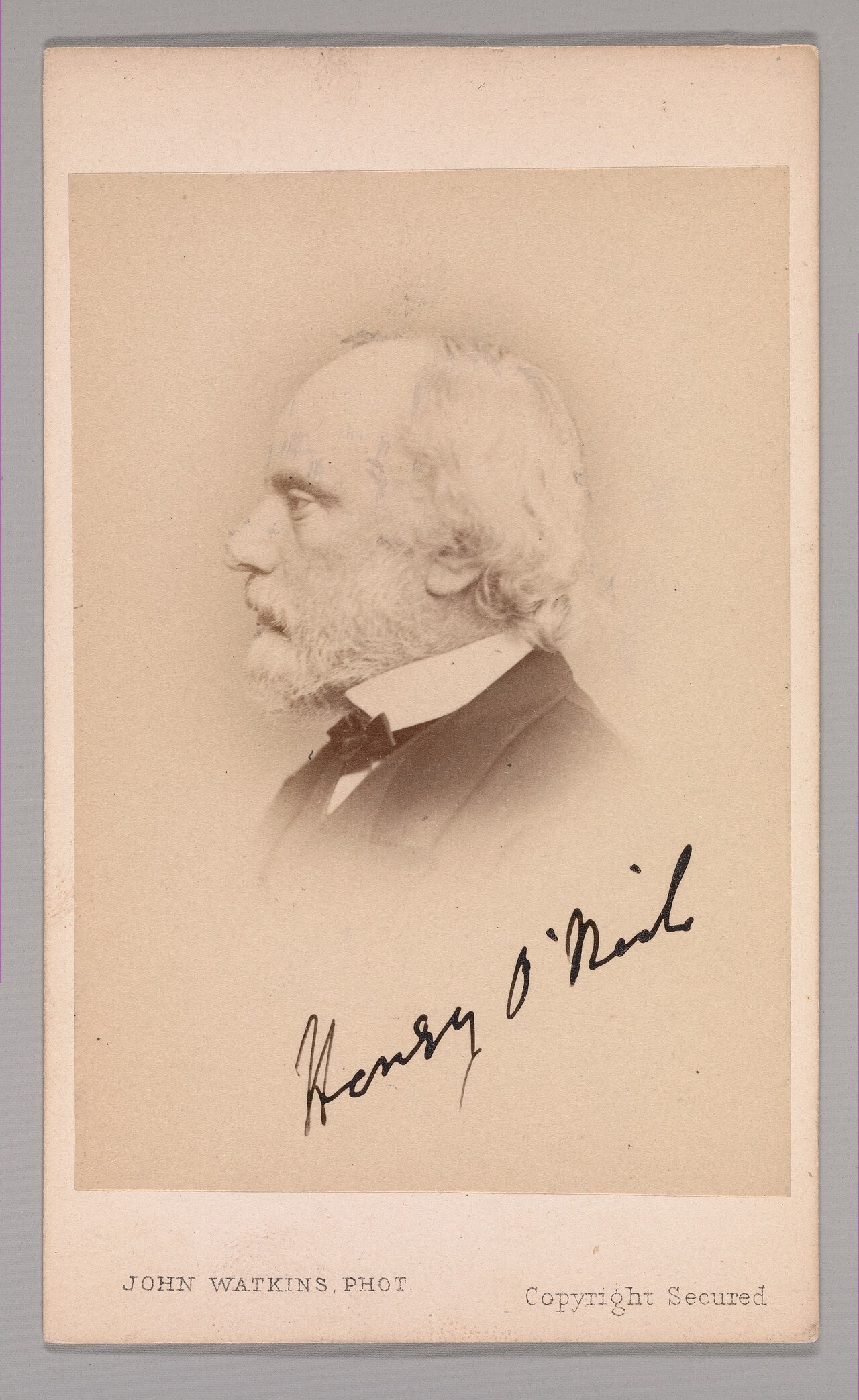 Portrait of Henry Nelson O'Neil
