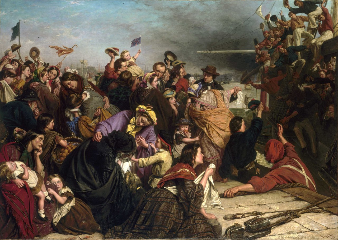 The Parting Cheer by Henry Nelson O'Neil