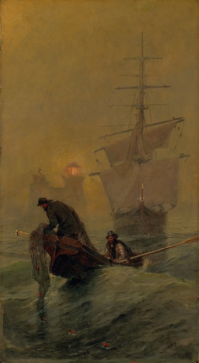 Beacon Light, Saint John Harbour by Henry Sandham