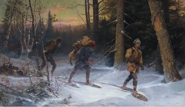Hunters Returning with their Spoil by Henry Sandham