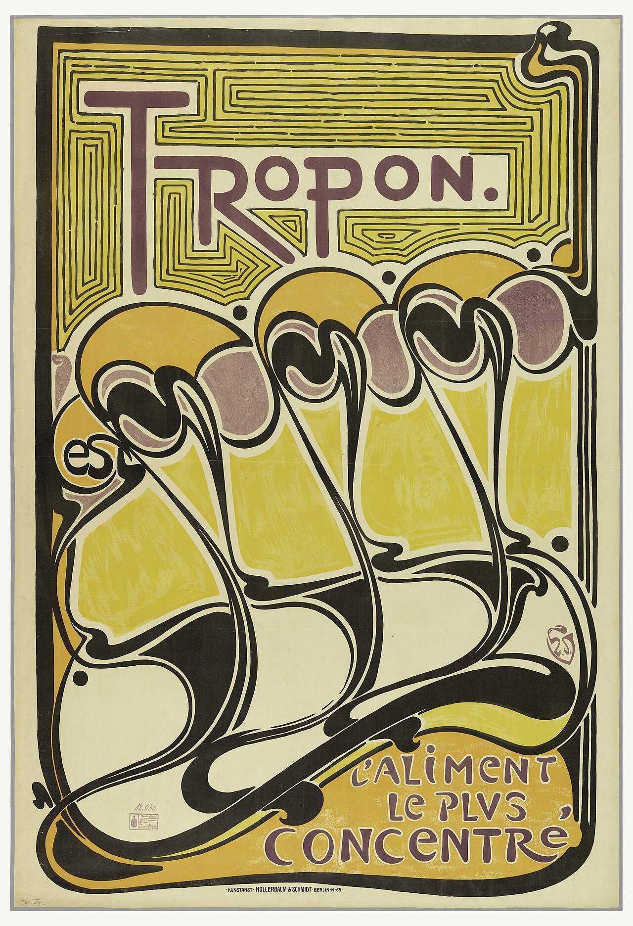 Tropon by Henry van de Velde