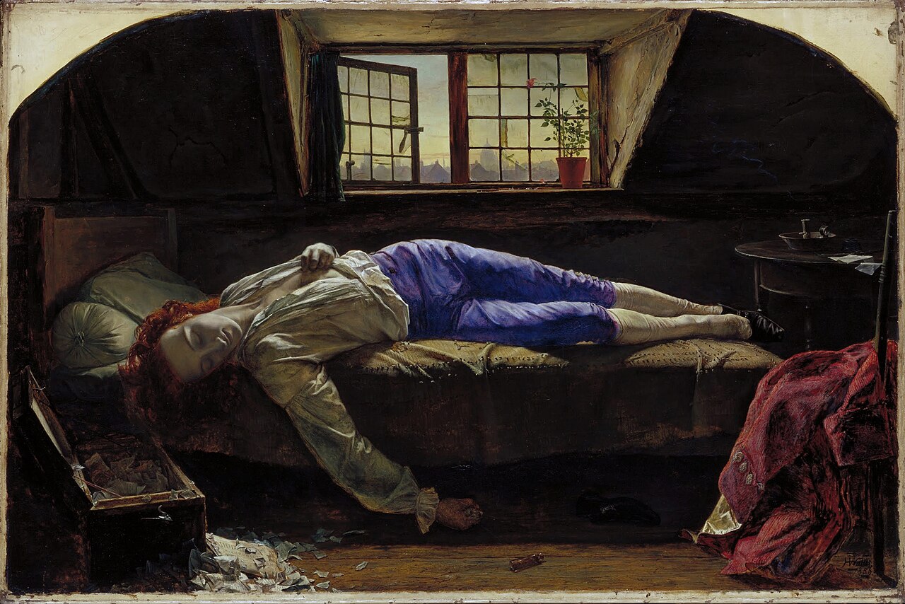 The Death of Chatterton by Henry Wallis