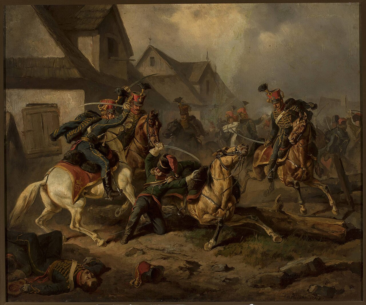 Death of Berek Joselewicz. by Henryk Pillati