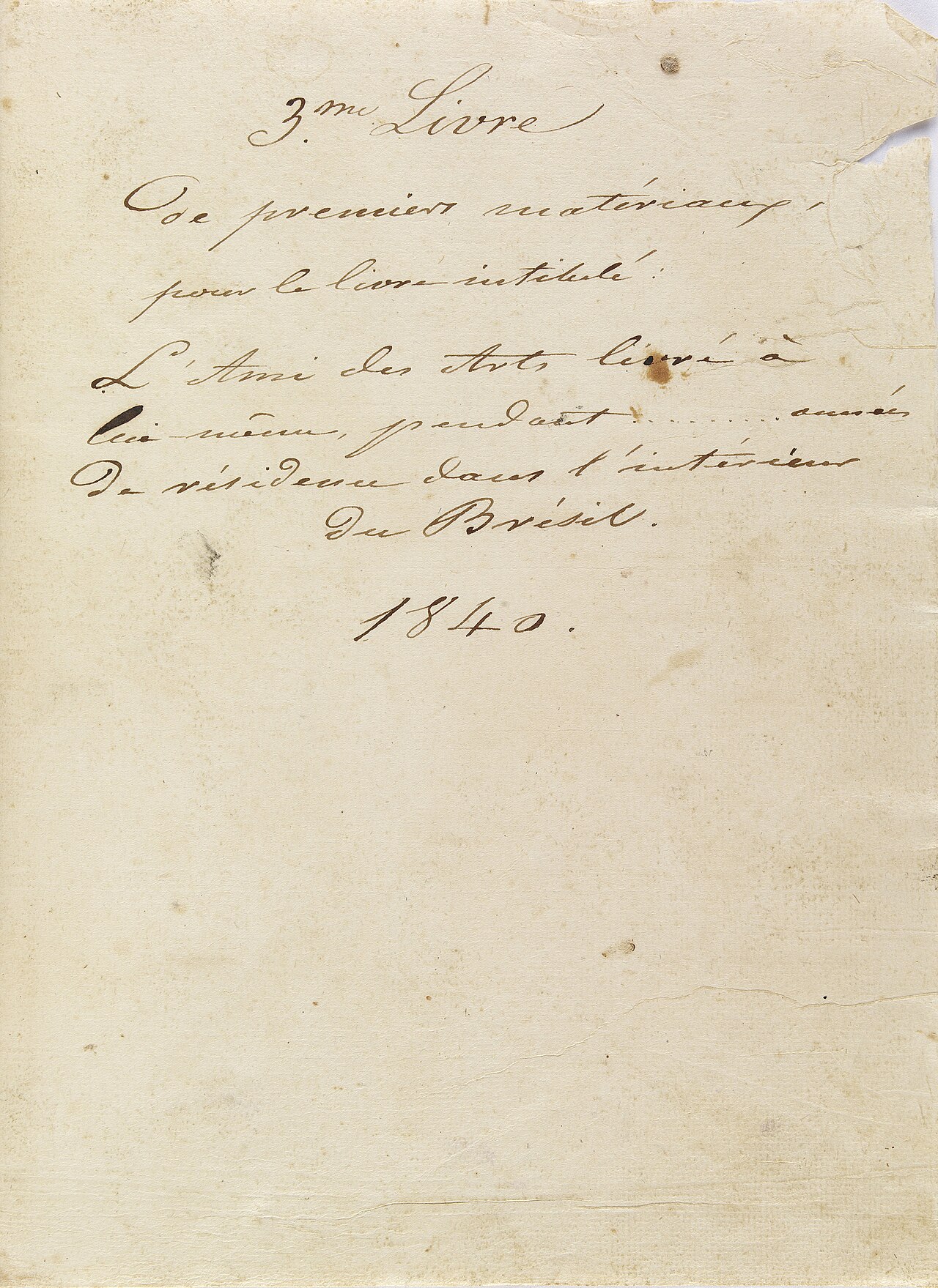 3.me Livre de premiers matériaux... by Hércules Florence
