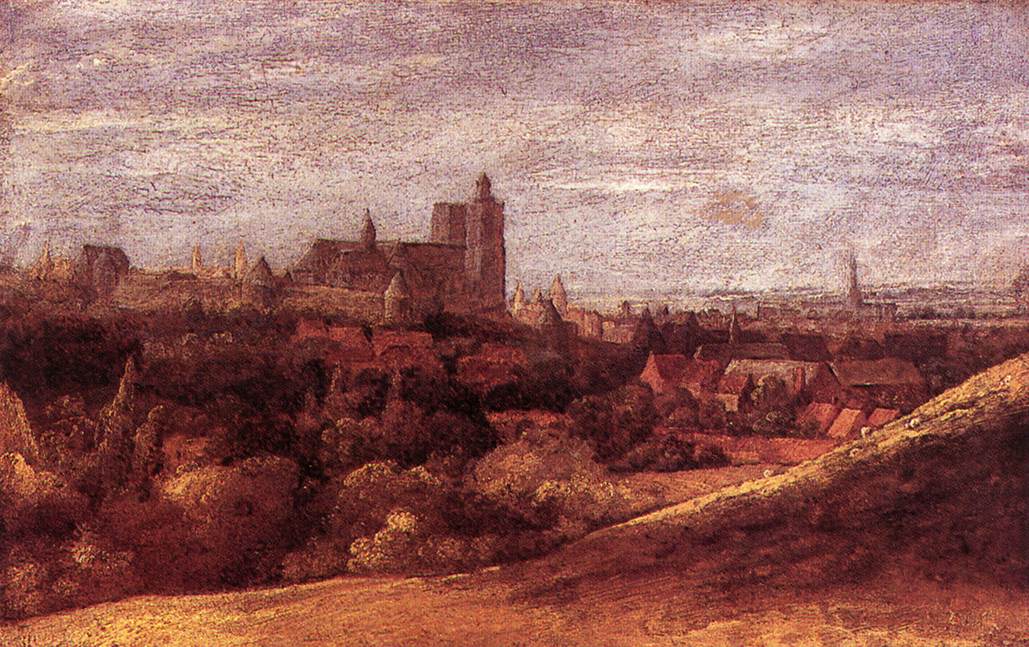 View of Brussels from the Northeast by Hercules Seghers