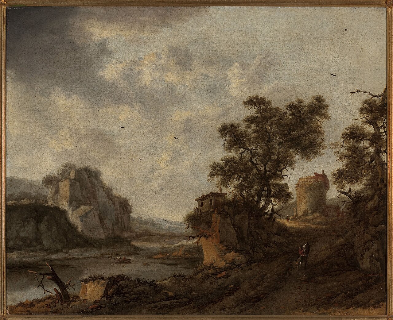 River landscape by Herman Naiwinx
