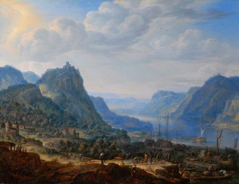 View on the Rhine by Herman Saftleven