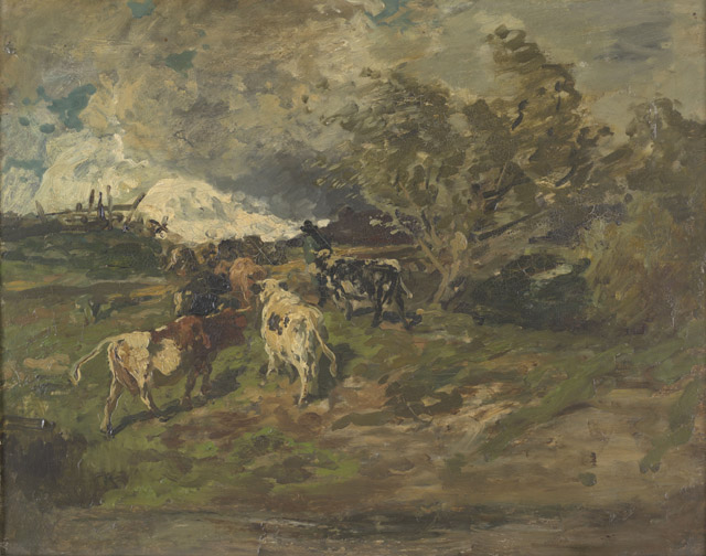 Outbound herd by Hermann Baisch