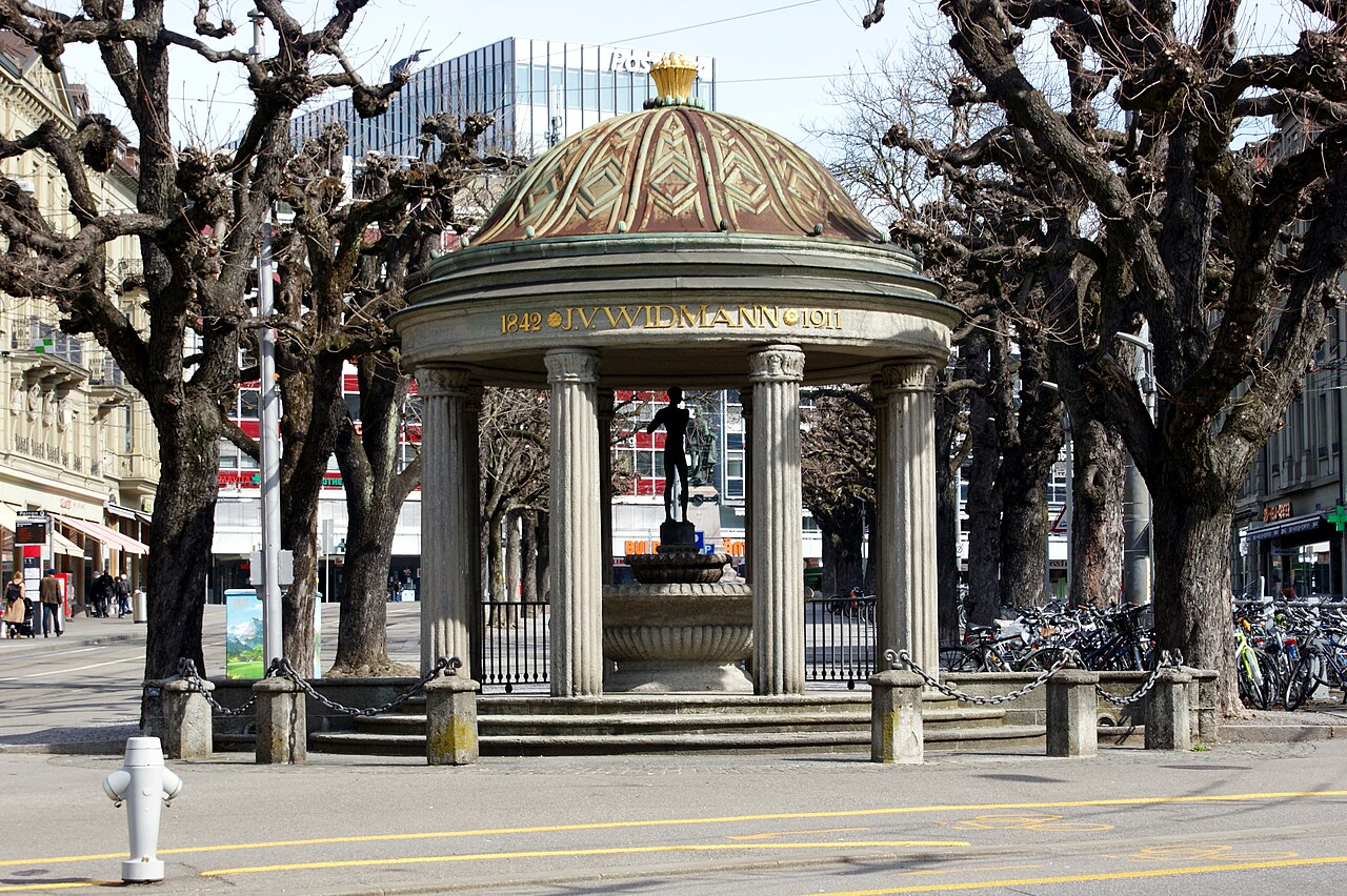 Widmann fountain by Hermann Haller
