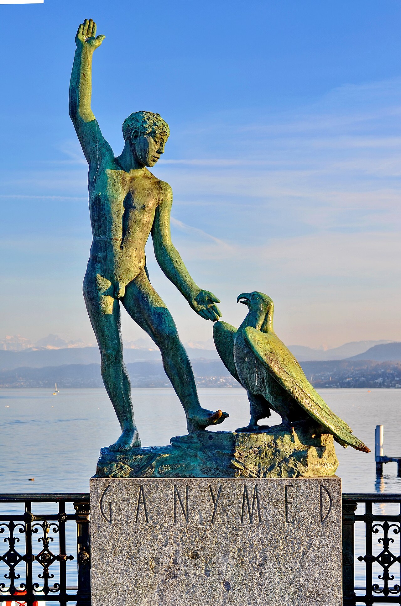 Ganymede by Hermann Hubacher