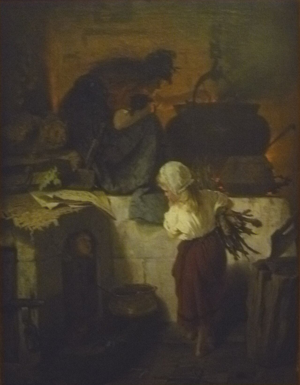 Hansel and Gretel in the witch's house by Hermann Kaulbach