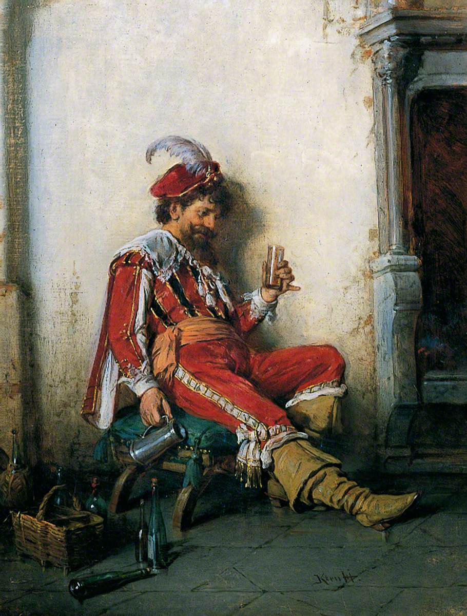 Drunken Cavalier by Hermann Kern