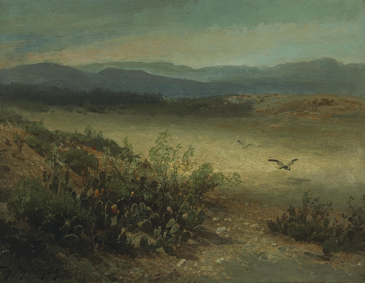 Between the Sierras and the Coast Range, California by Hermann Ottomar Herzog