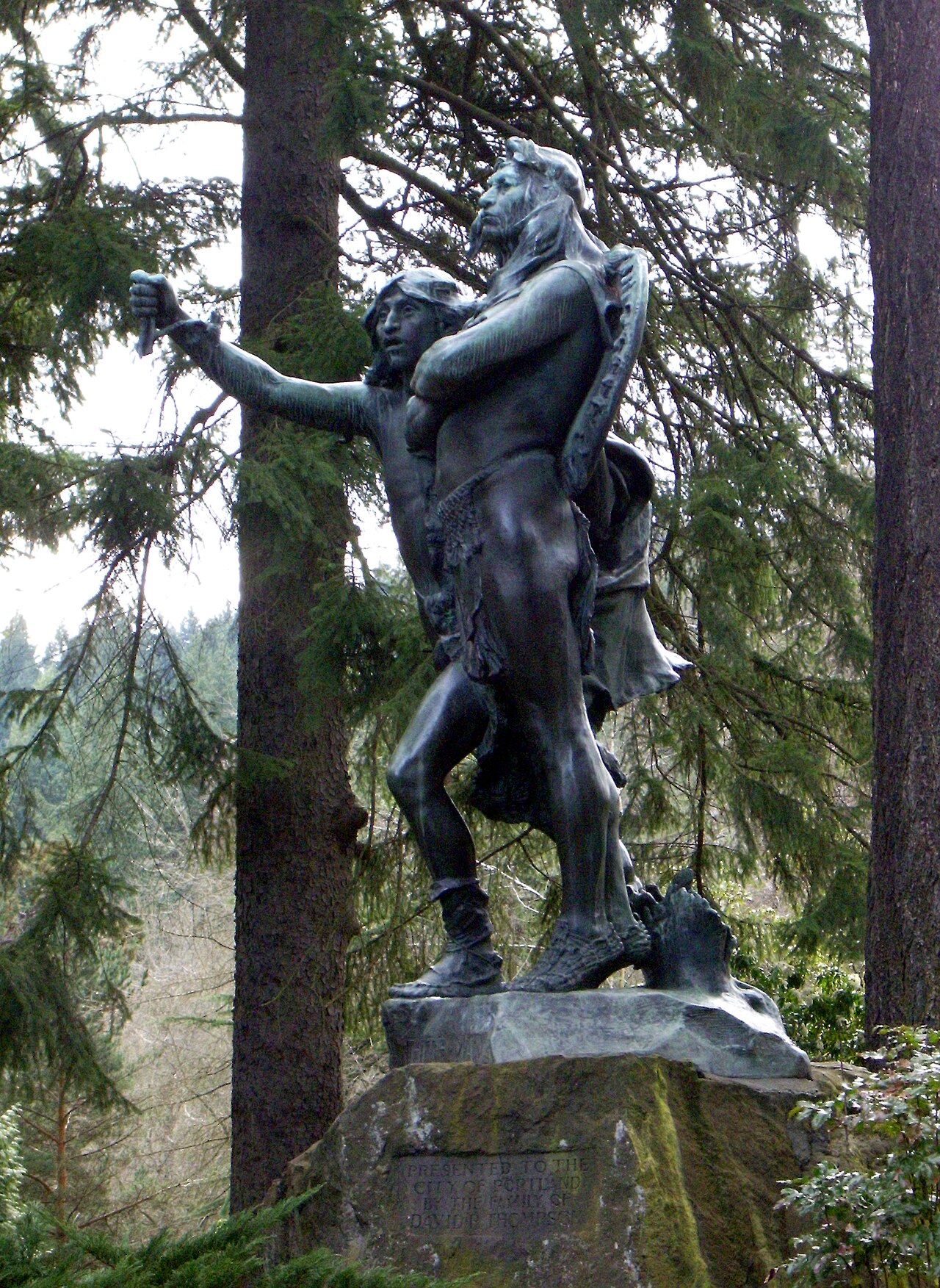 Coming of the White Man by Hermon Atkins MacNeil