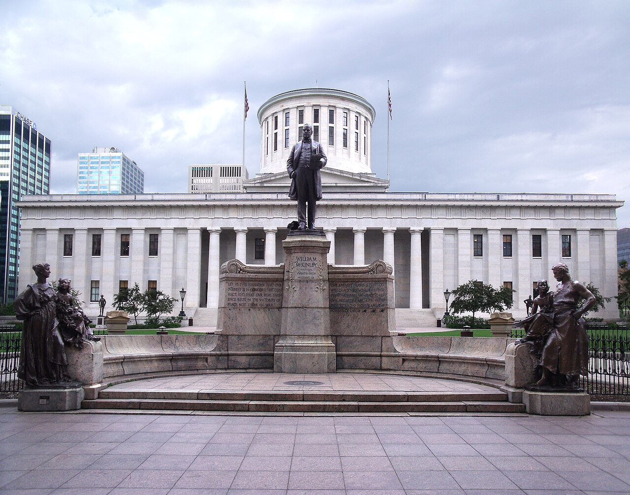 William McKinley Monument by Hermon Atkins MacNeil