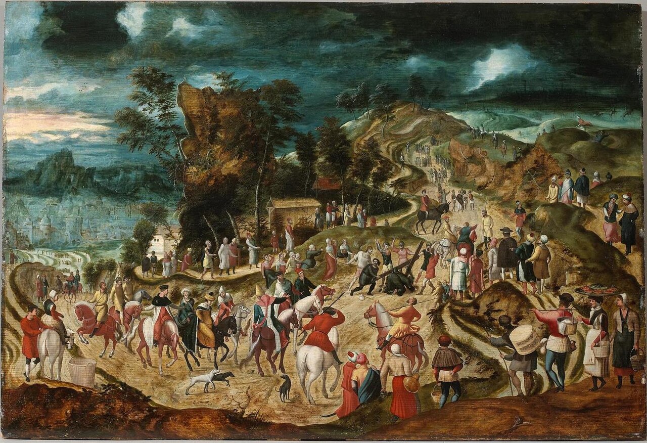 The Way of the Cross by Herri met de Bles