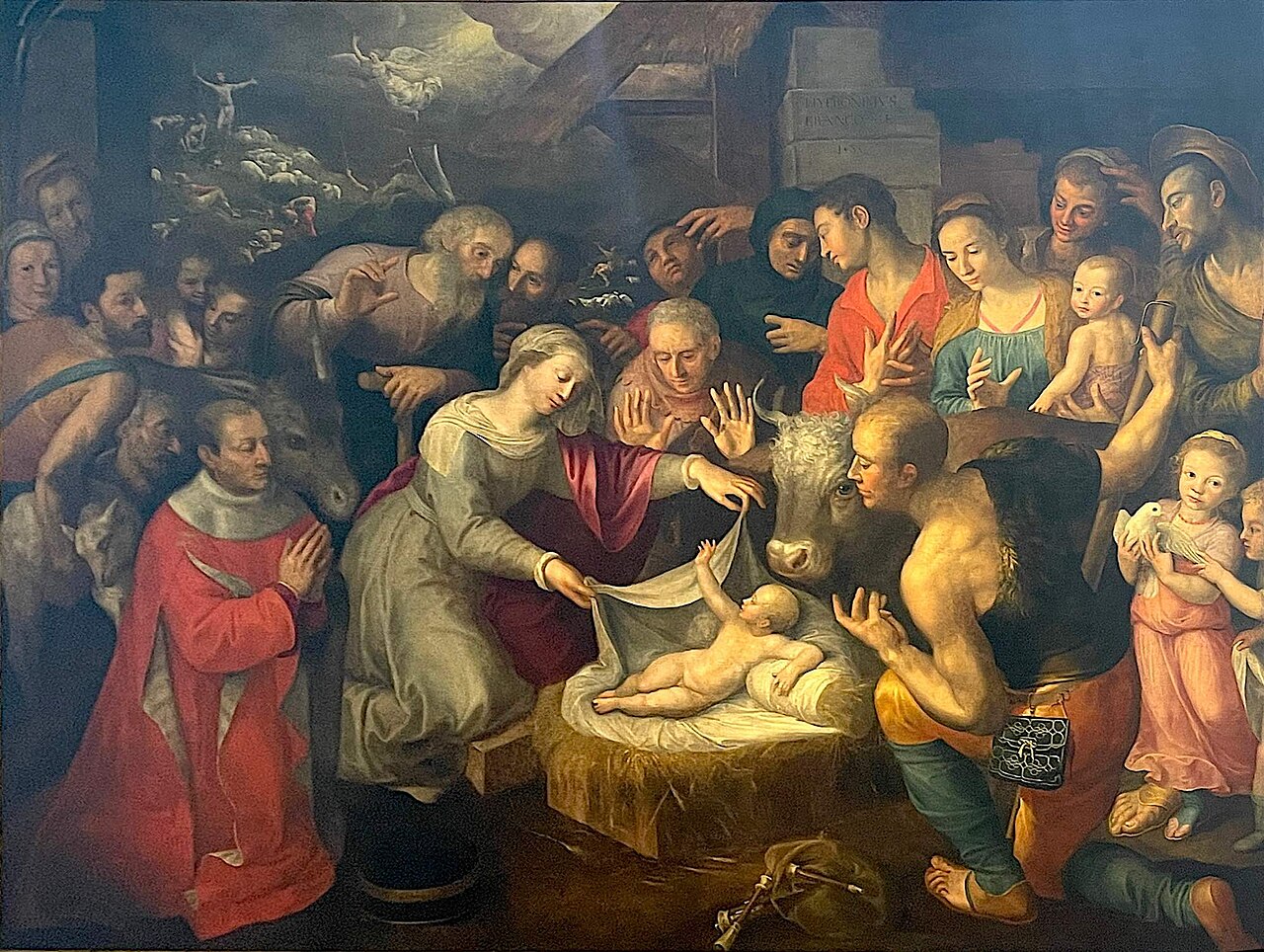 Adoration of the Shepherds by Hieronymous Francken I