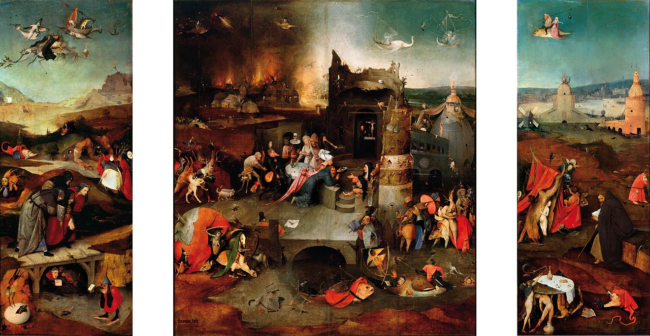 Temptation of Saint Anthony by Hieronymus Bosch