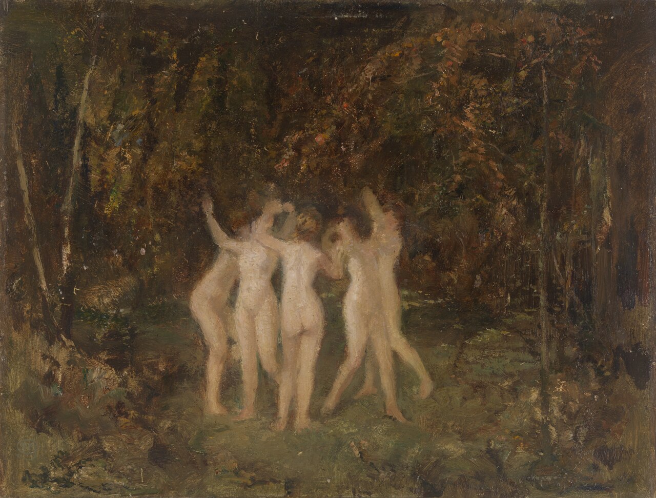 Nymphs in the Forest by Hippolyte Boulenger