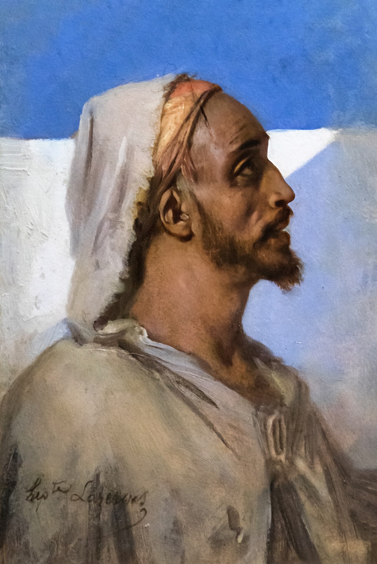 Portrait of an Arab by Hippolyte Lazerges