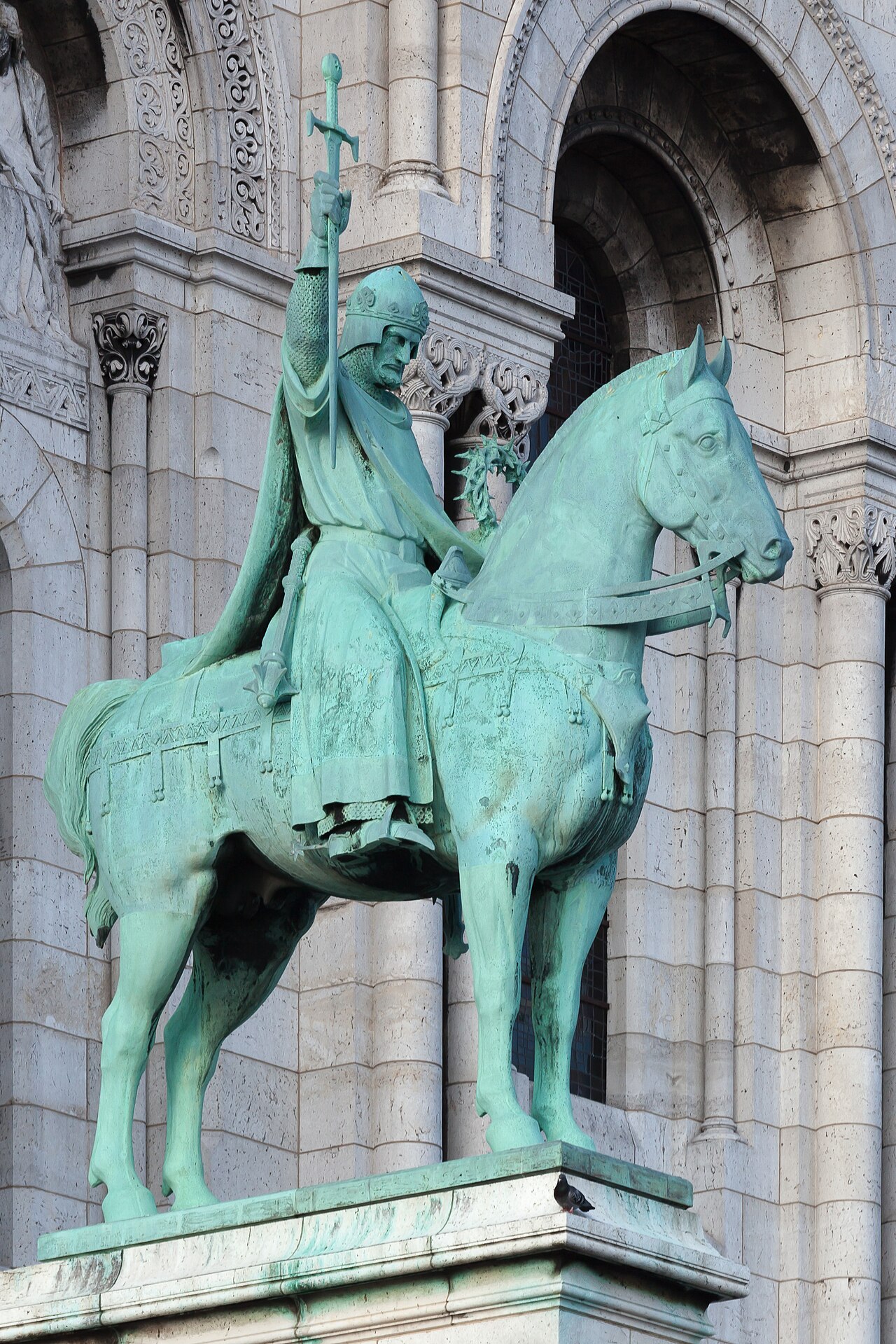 Equestrian Statue of Louis IX by Hippolyte Lefèbvre