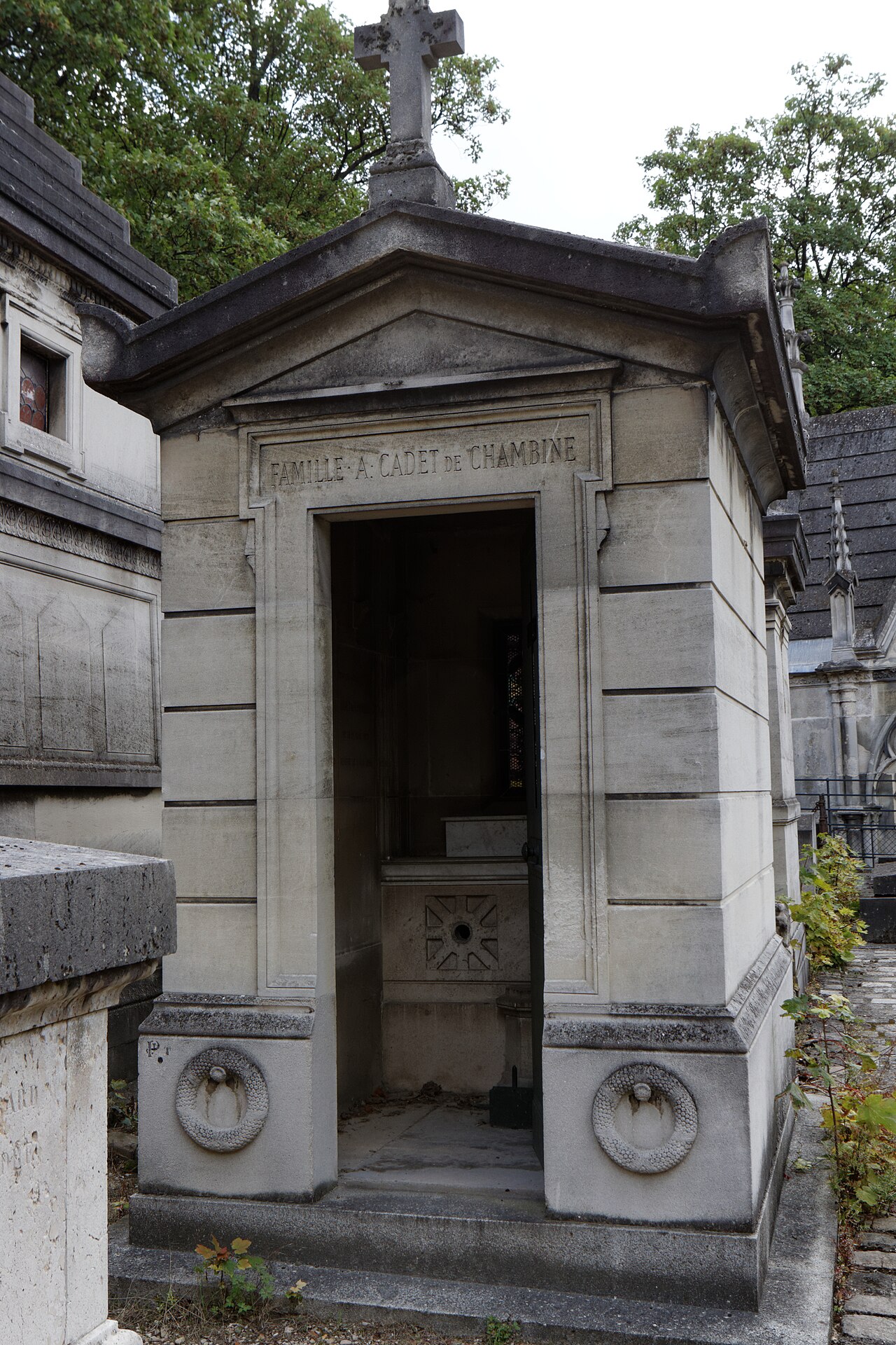 Grave of Cadet de Chambine by Hippolyte Moulin