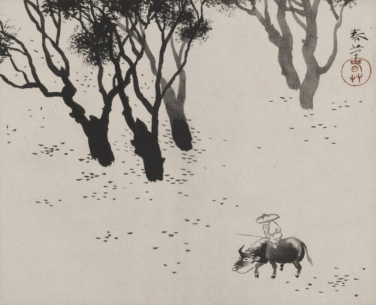 Herd Boy by Hishida Shunsō