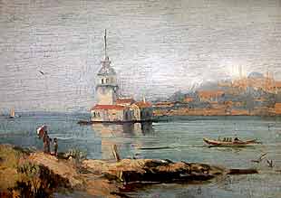 Maiden's Tower by Hoca Ali Rıza