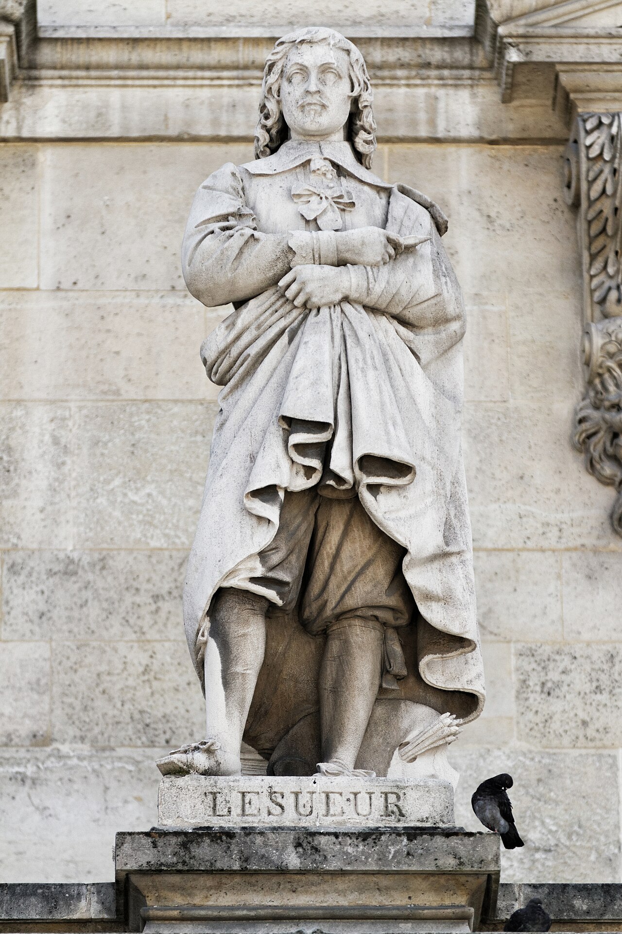 Eustache Le Sueur by Honoré-Jean-Aristide Husson