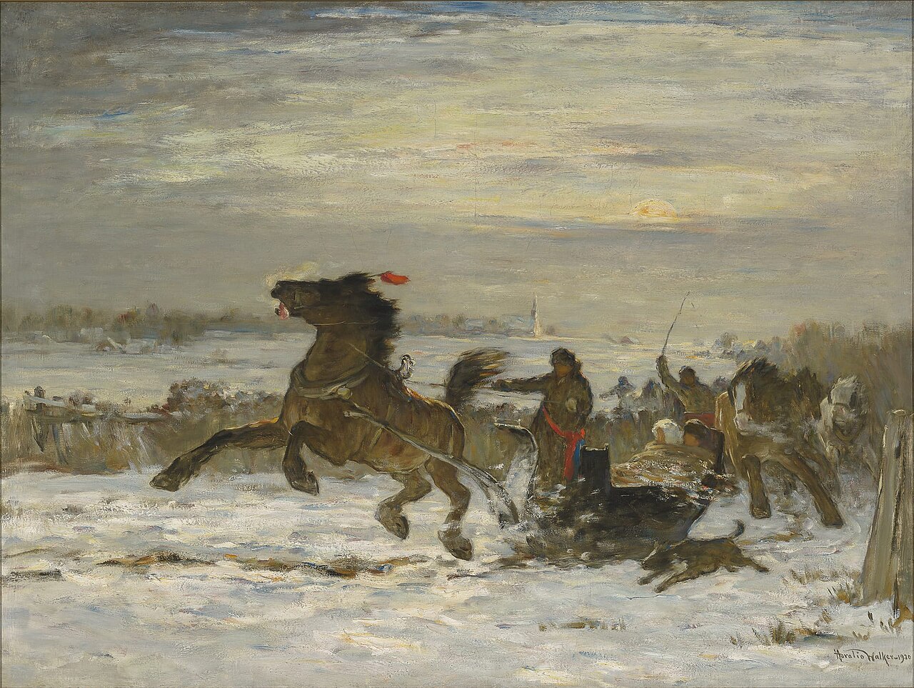 Canadian wedding by Horatio Walker