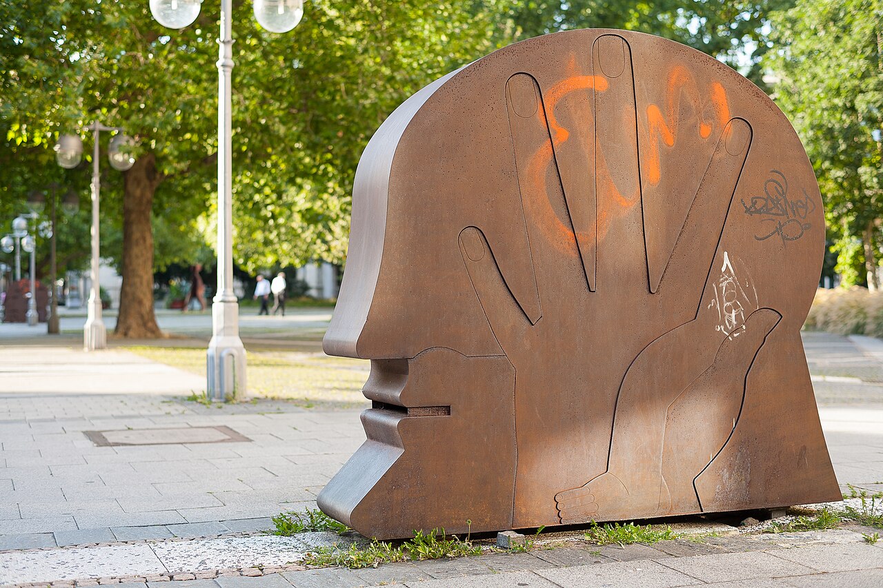 Head in Hand by Horst Antes