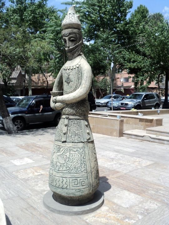 "Girl from Van" sculpture by Hripsime Simonyan