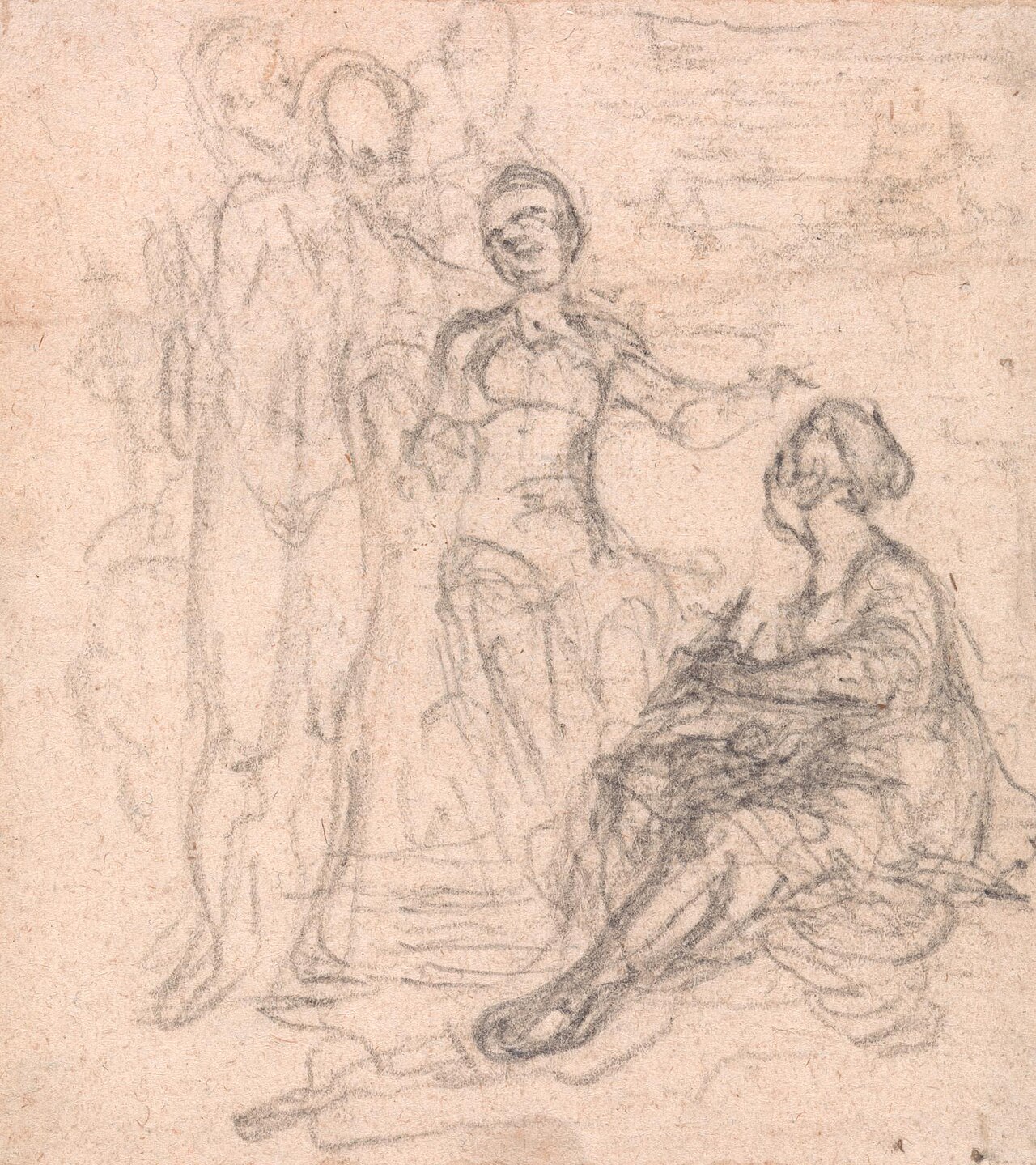 Design for a Frontispiece: Group of Allegorical Figures by Hubert-François Gravelot