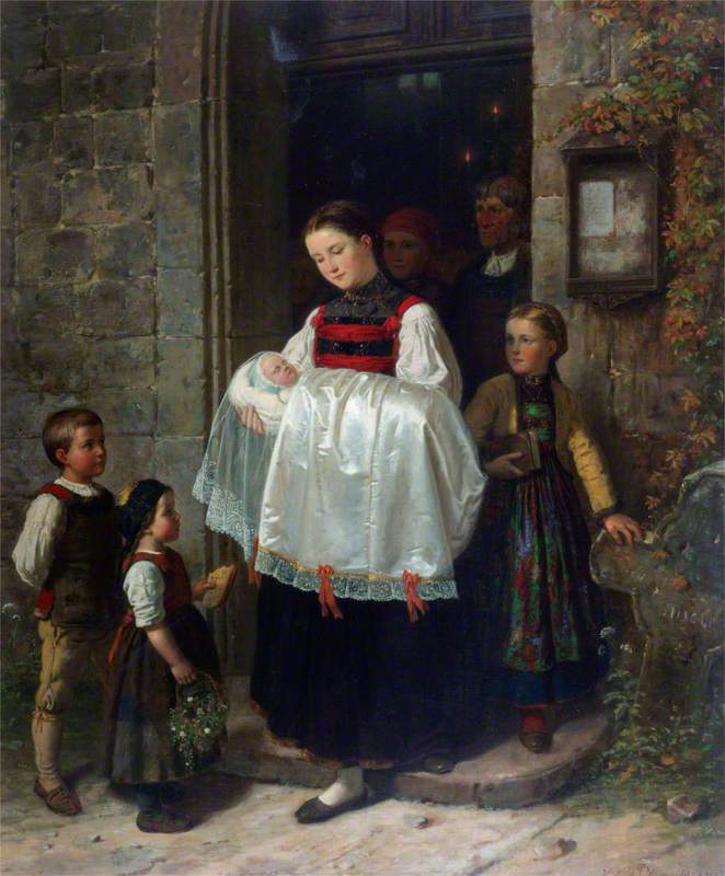 The Return from the Christening by Hubert Salentin