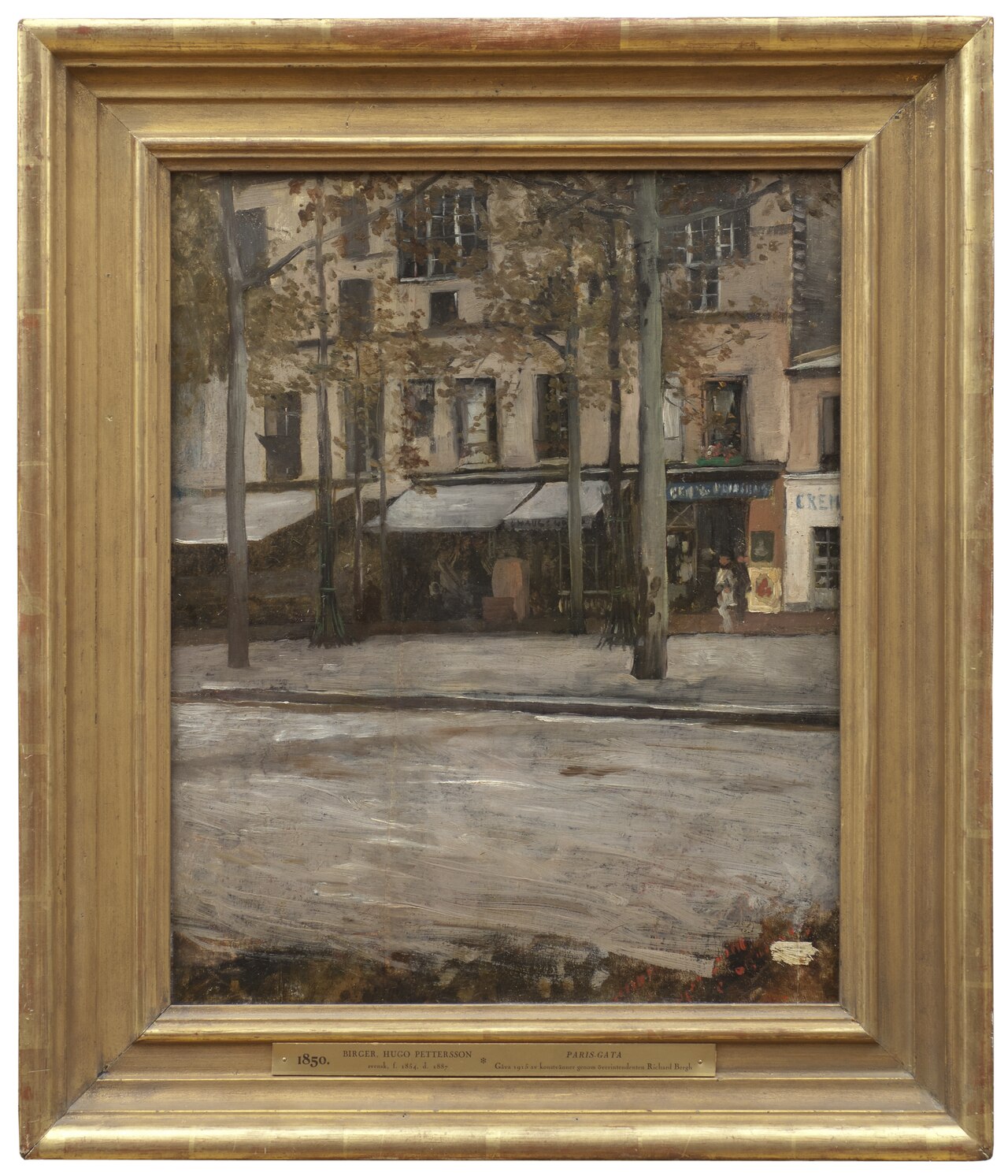A Street in Paris. Study from Montmartre by Hugo Birger