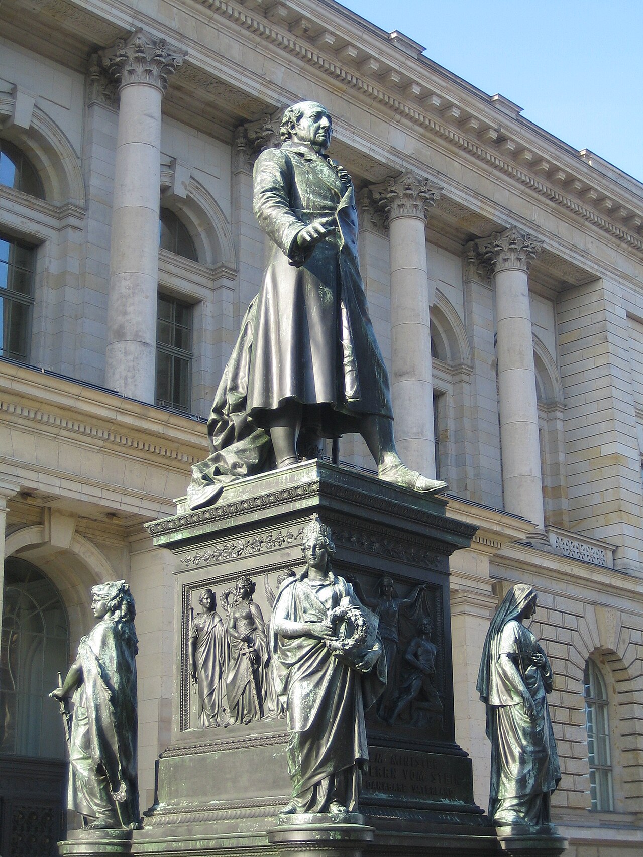 Statue Freiherr Karl vom und zum Stein by Hugo Hagen