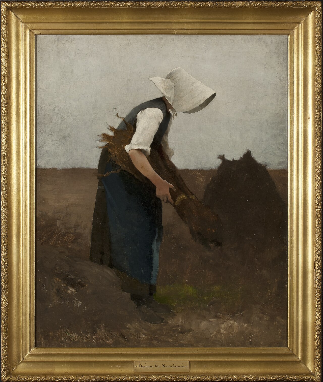 Gathering Poppies. Study by Hugo Salmson