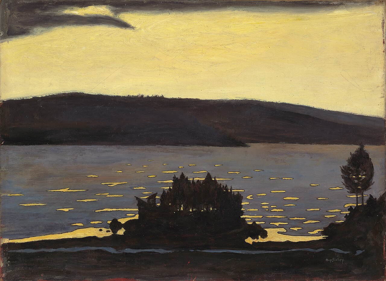 Spring Evening During the Break-Up of the Ice by Hugo Simberg