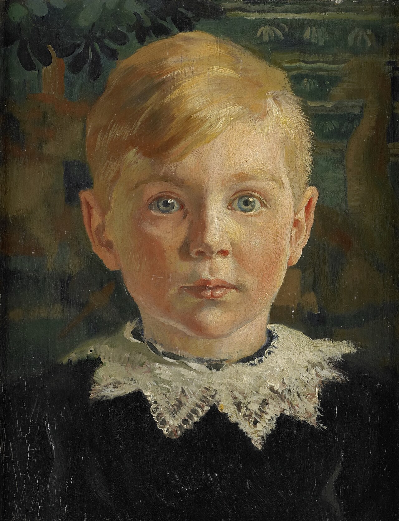 Jeugdportret van Joseph Luns by Huib Luns