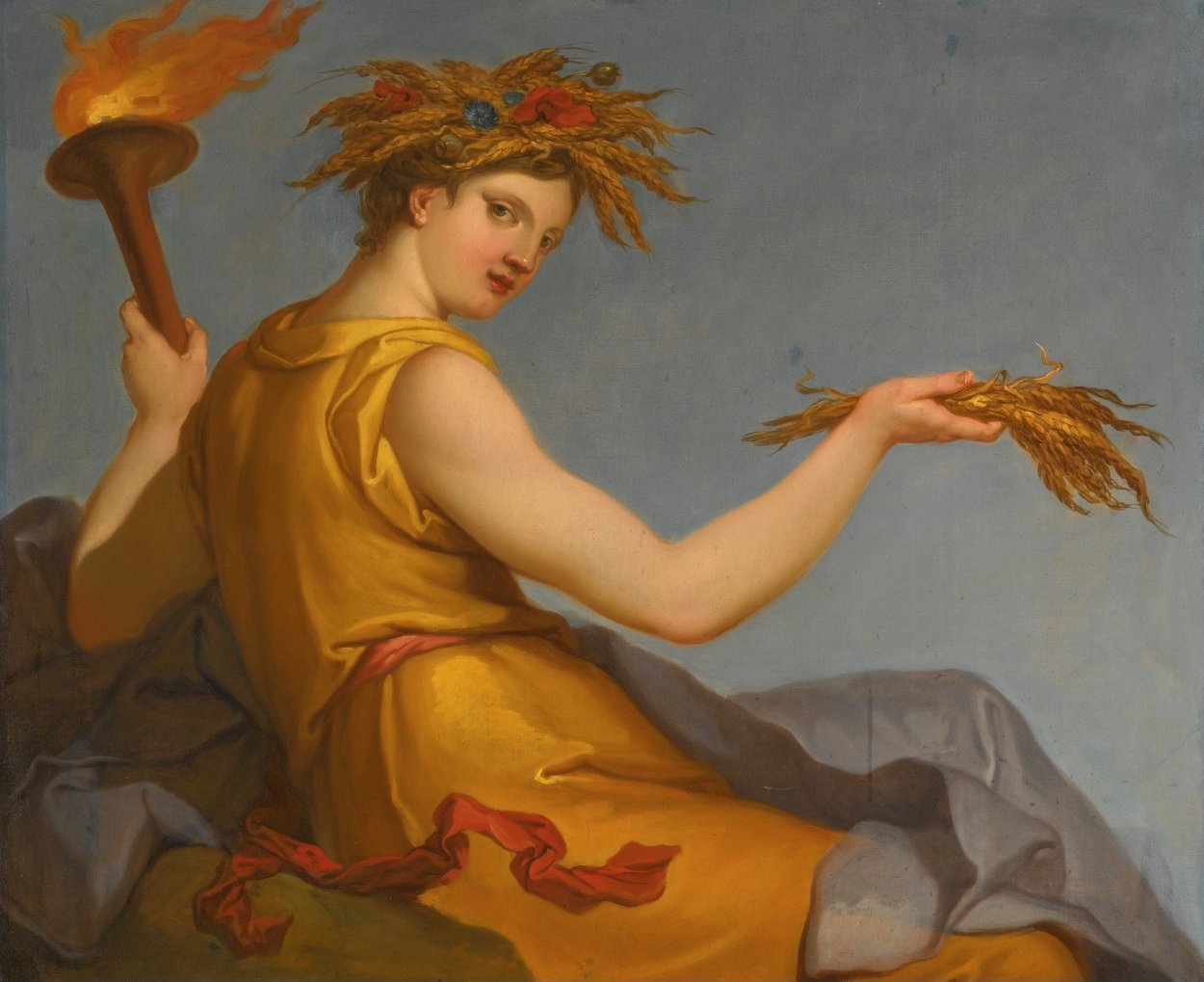 Autumn by Hyacinthe Collin de Vermont