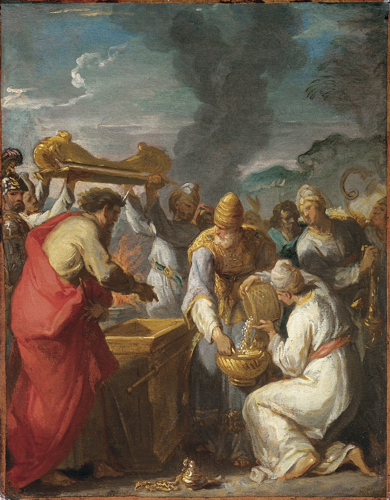 Moses and Aaron at the Ark by Hyacinthe Collin de Vermont