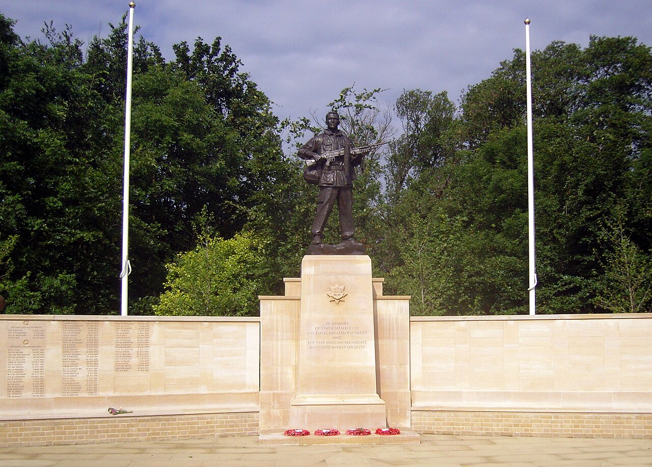 Royal Anglian Regiment Memorial, Duxford by Ian Rank-Broadley