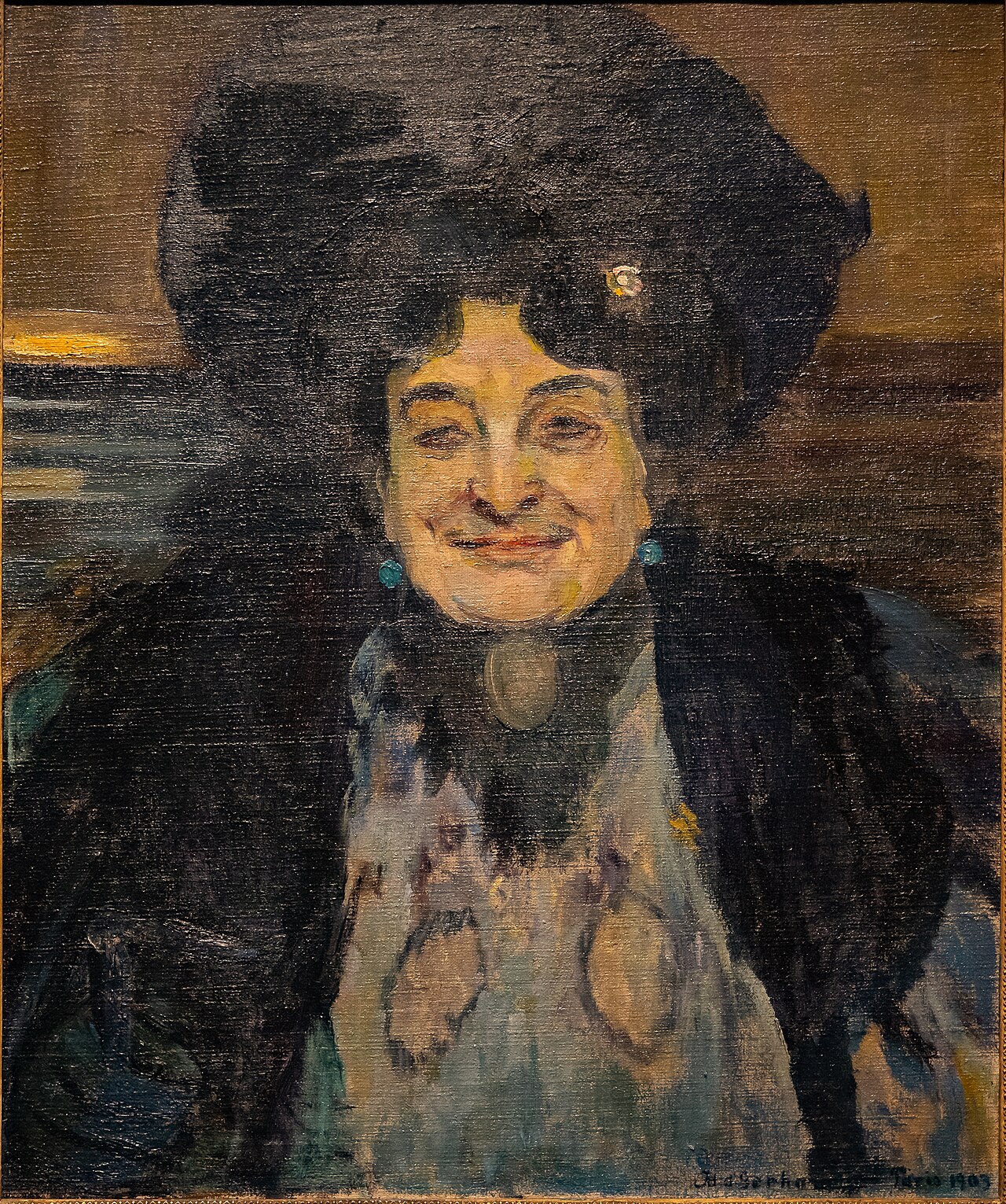 The vocalist (Madame de Riau) by Ida Gerhardi