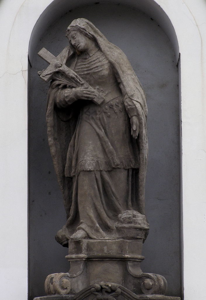 Statue of Saint Agia in Smíchov by Ignaz Franz Platzer