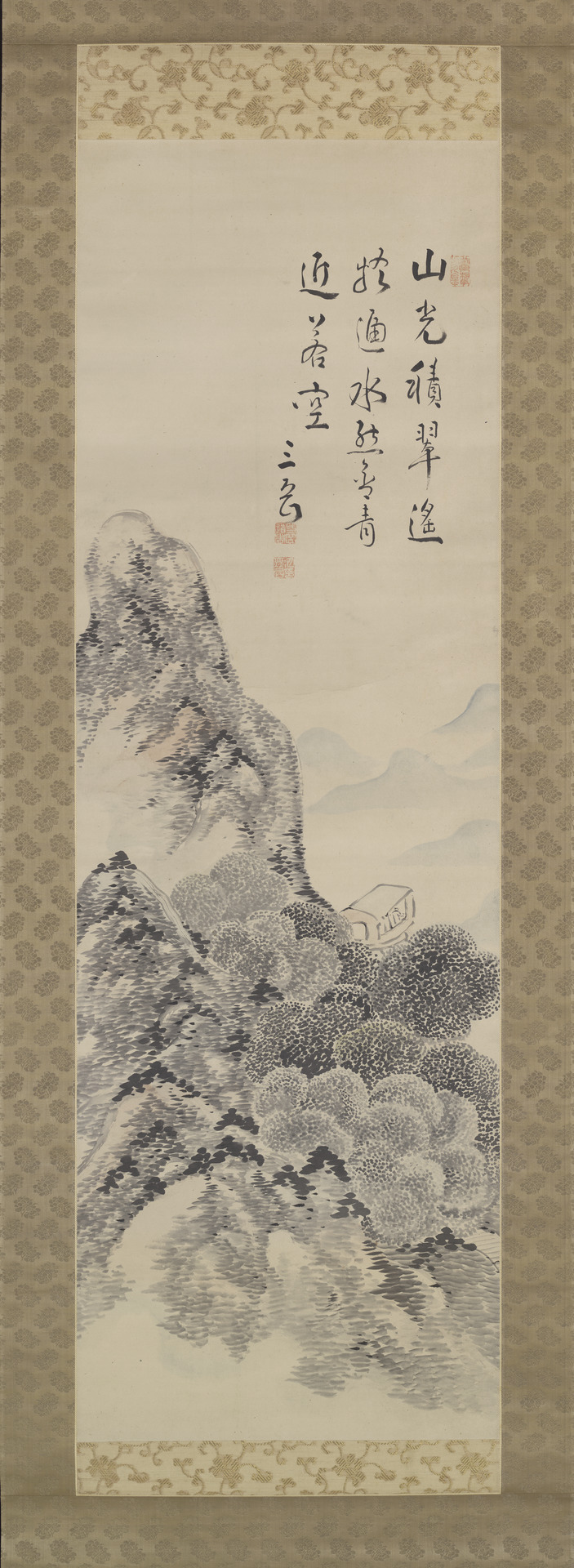 Landscape in the manner of Mi Fu by Ike no Taiga