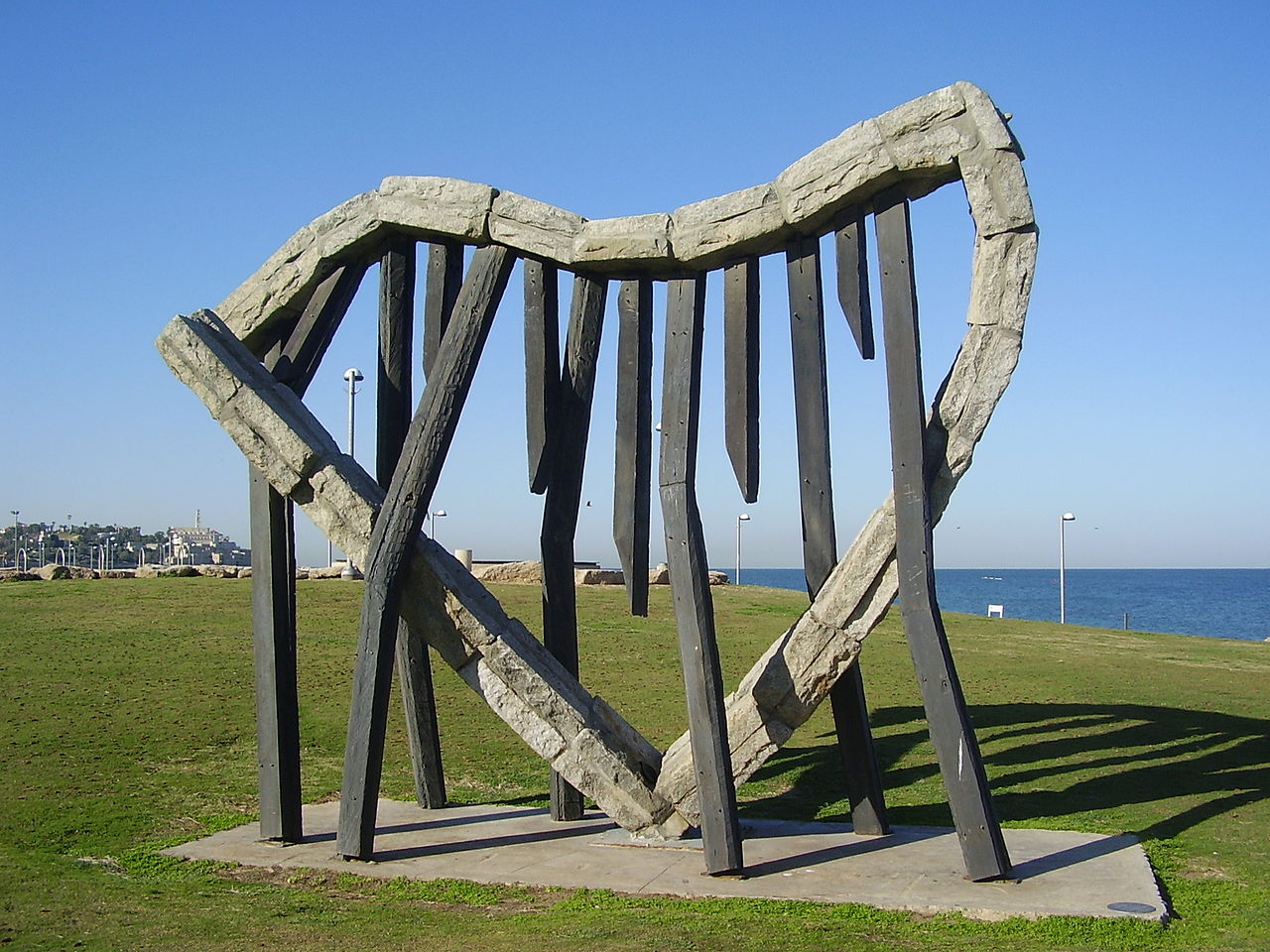 Harp, Sea and Whispering Wind by Ilan Averbuch
