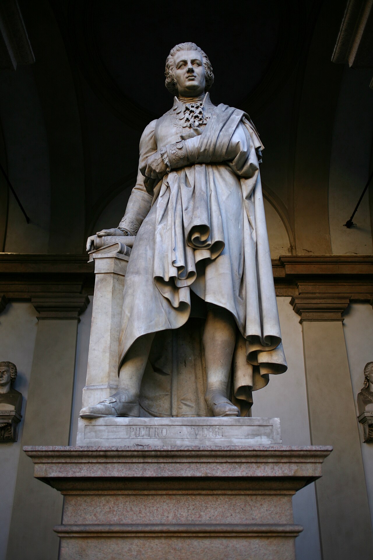 Monument to Pietro Verri by Innocenzo Fraccaroli