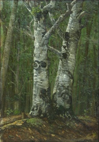 Beech forest in summer by Ion Andreescu