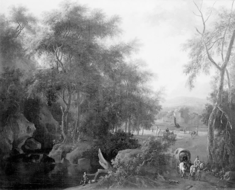 Skovlandskab by Isaac de Moucheron